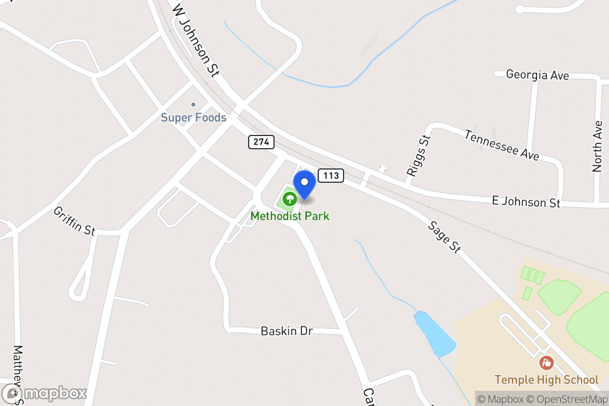 Map of Carrollton Ave