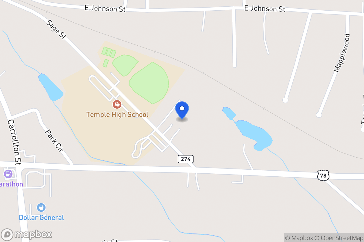 Map of 612 Sage St