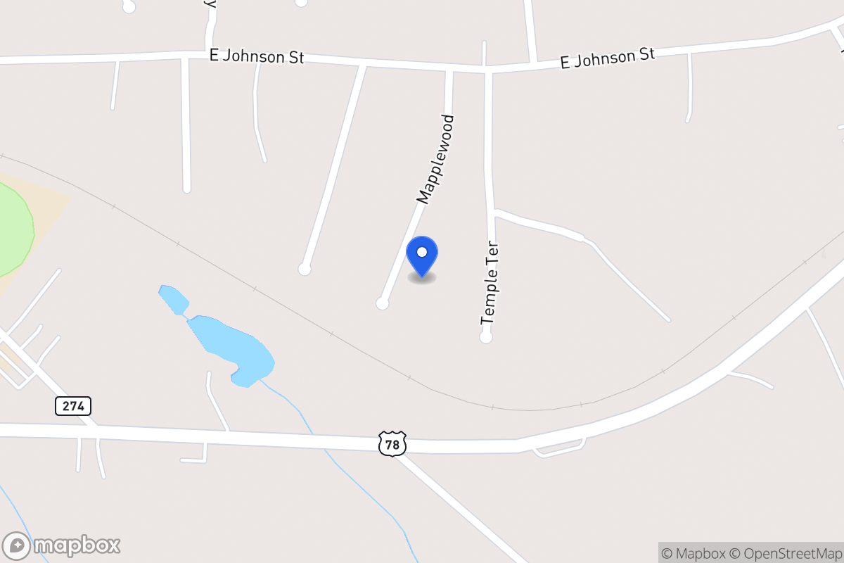 Map of 132 Maplewood Dr