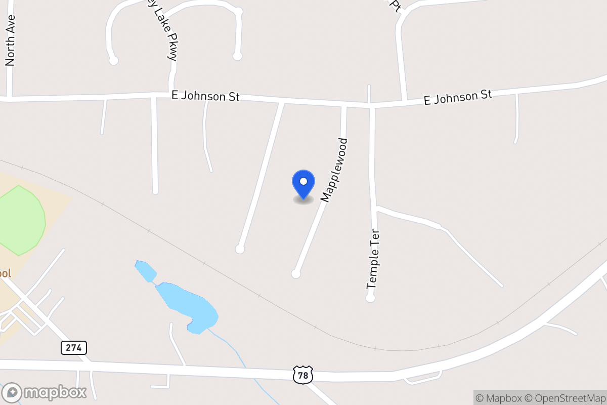 Map of 121 Maplewood Dr