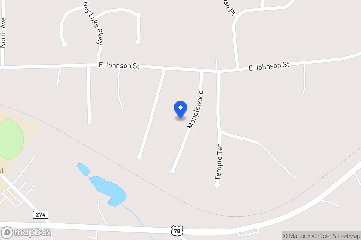 Map of 117 Maplewood Dr
