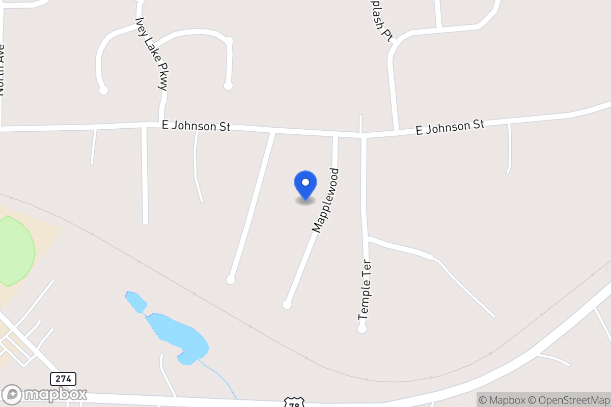 Map of 113 Maplewood Dr