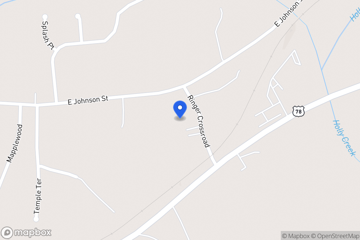 Map of 124 Ringer Crossroad Rd