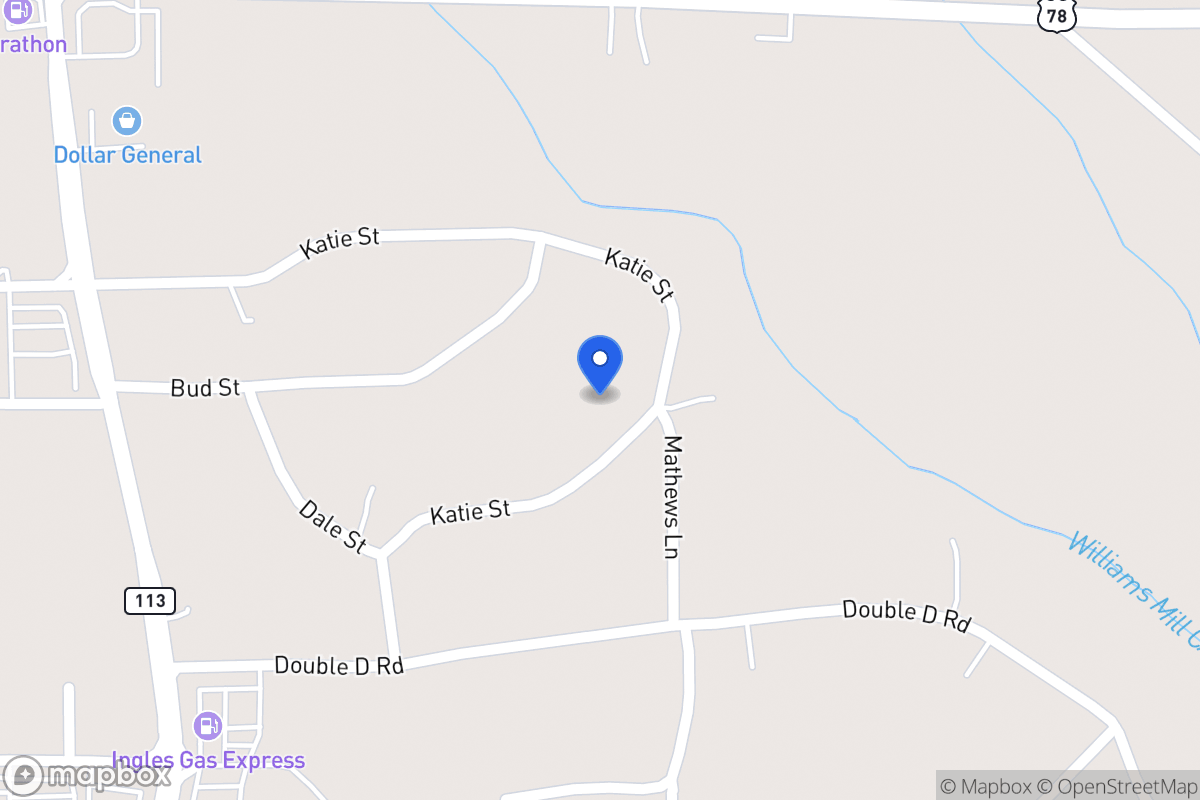 Map of 235 Katie St