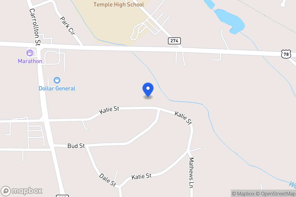 Map of 134 Katie St