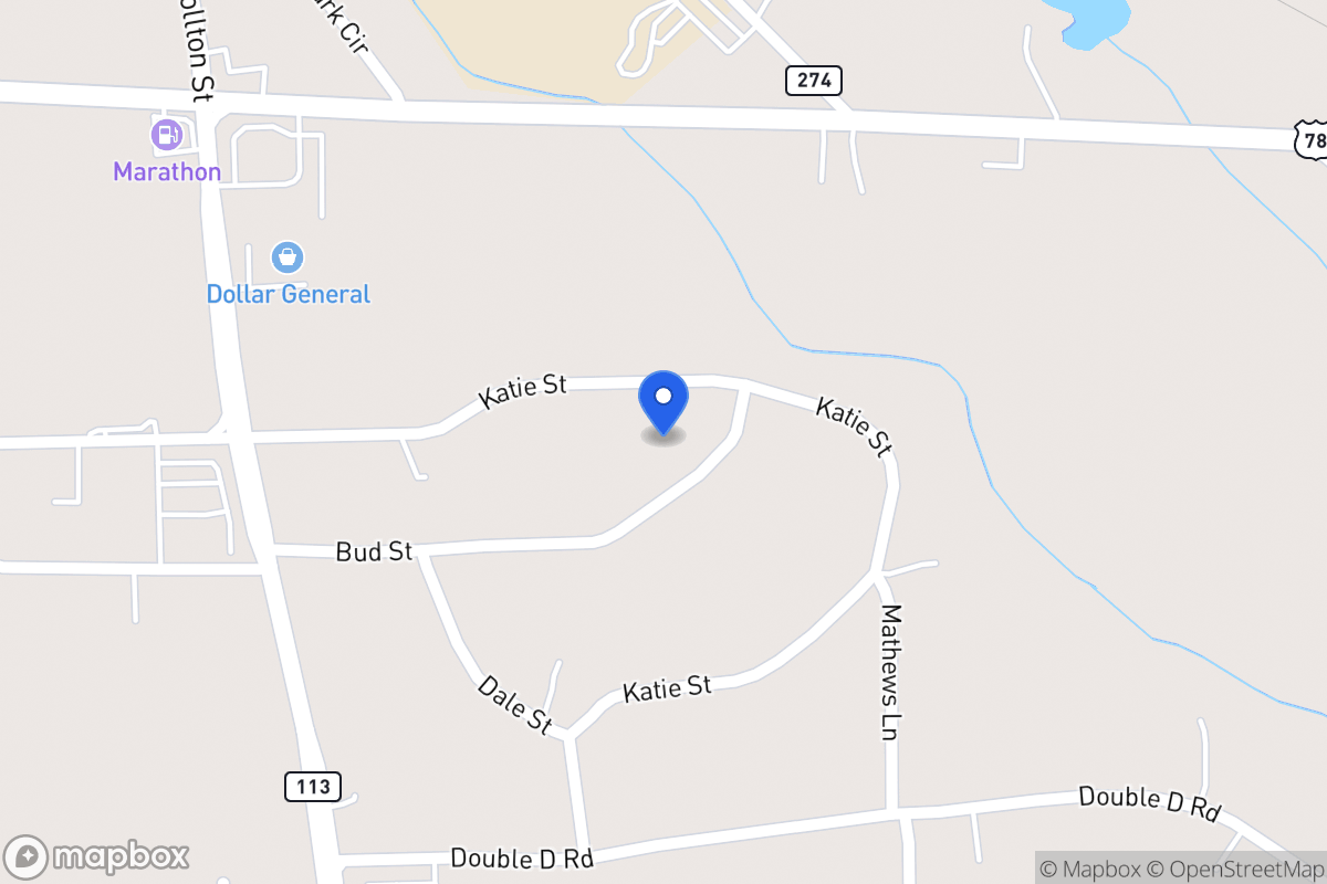 Map of 121 Katie St