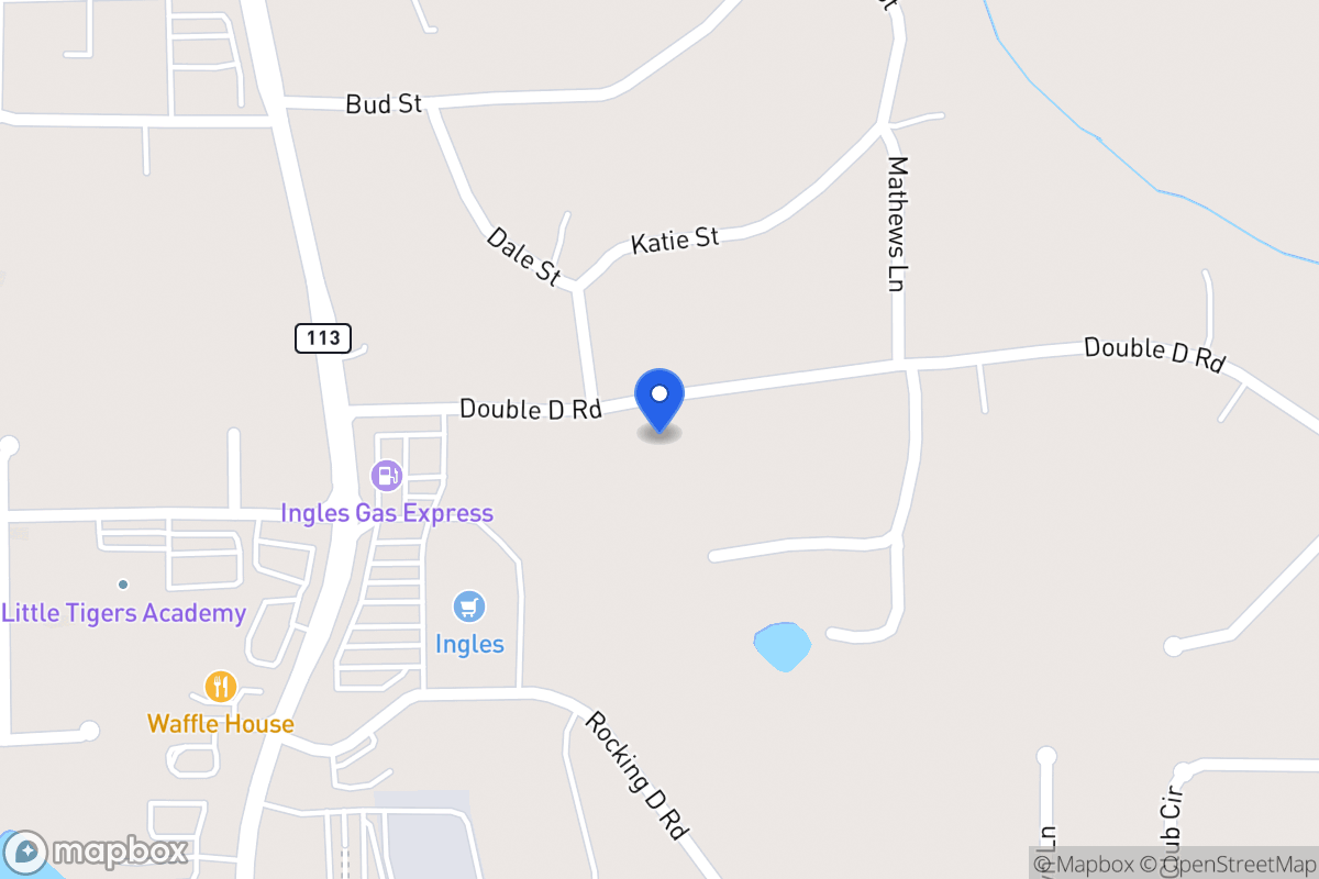Map of Double D Rd