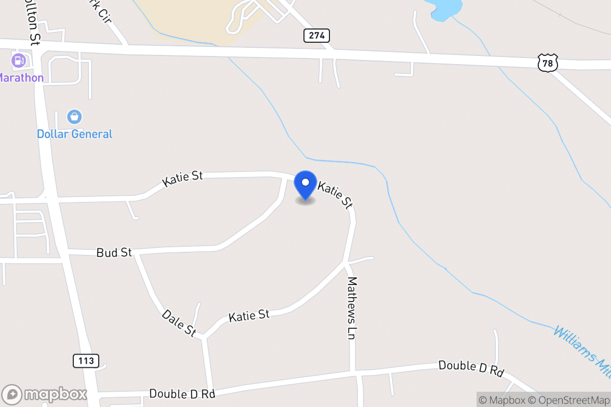 Map of 161 Katie St