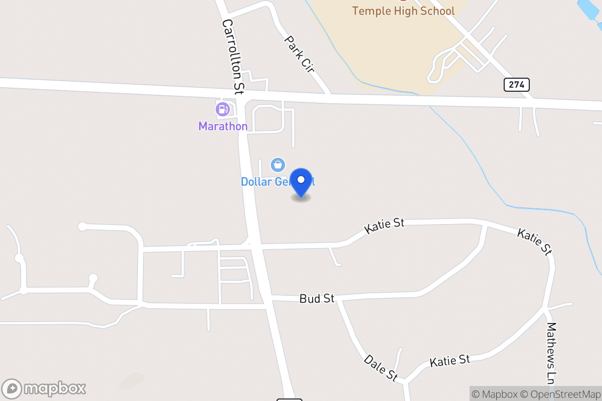 Map of 282 Carrollton St