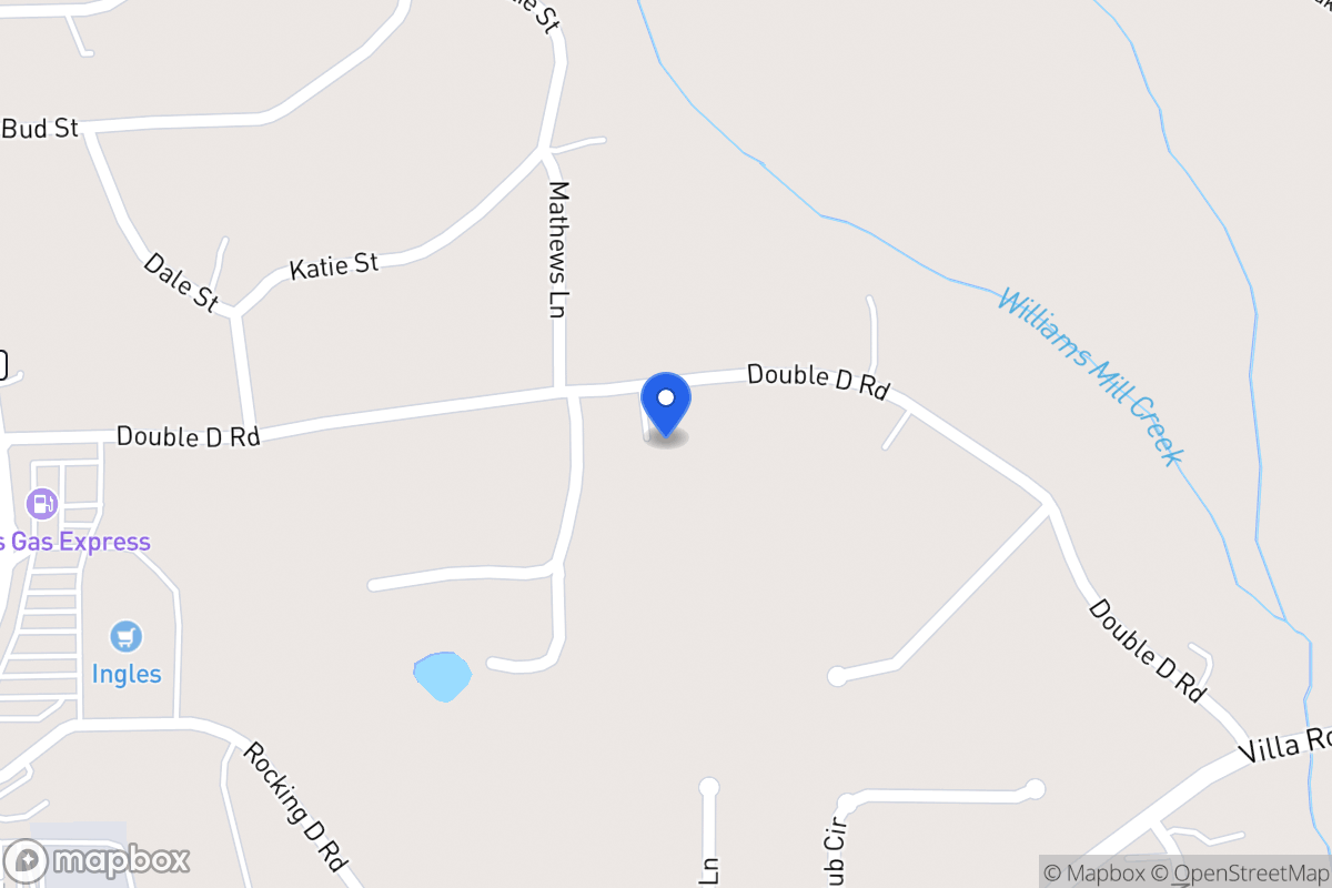 Map of 203 Double D Rd
