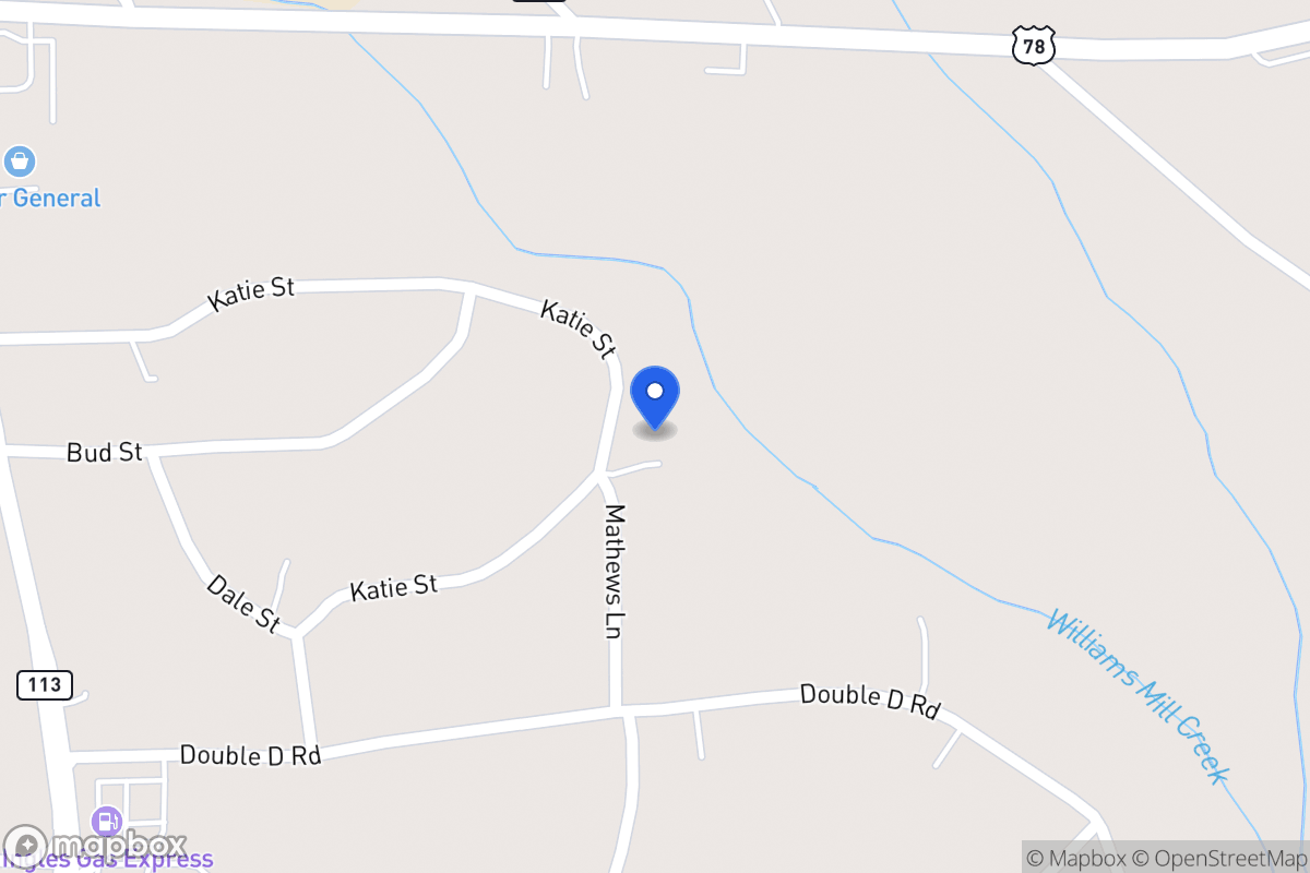 Map of 244 Katie St
