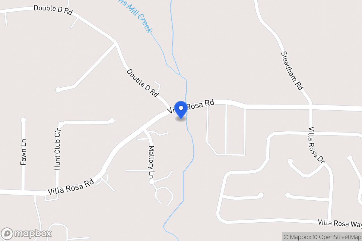 Map of 325 Villa Rosa Rd