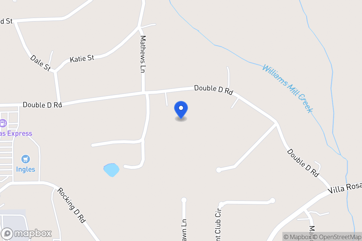 Map of 205 Double D Rd