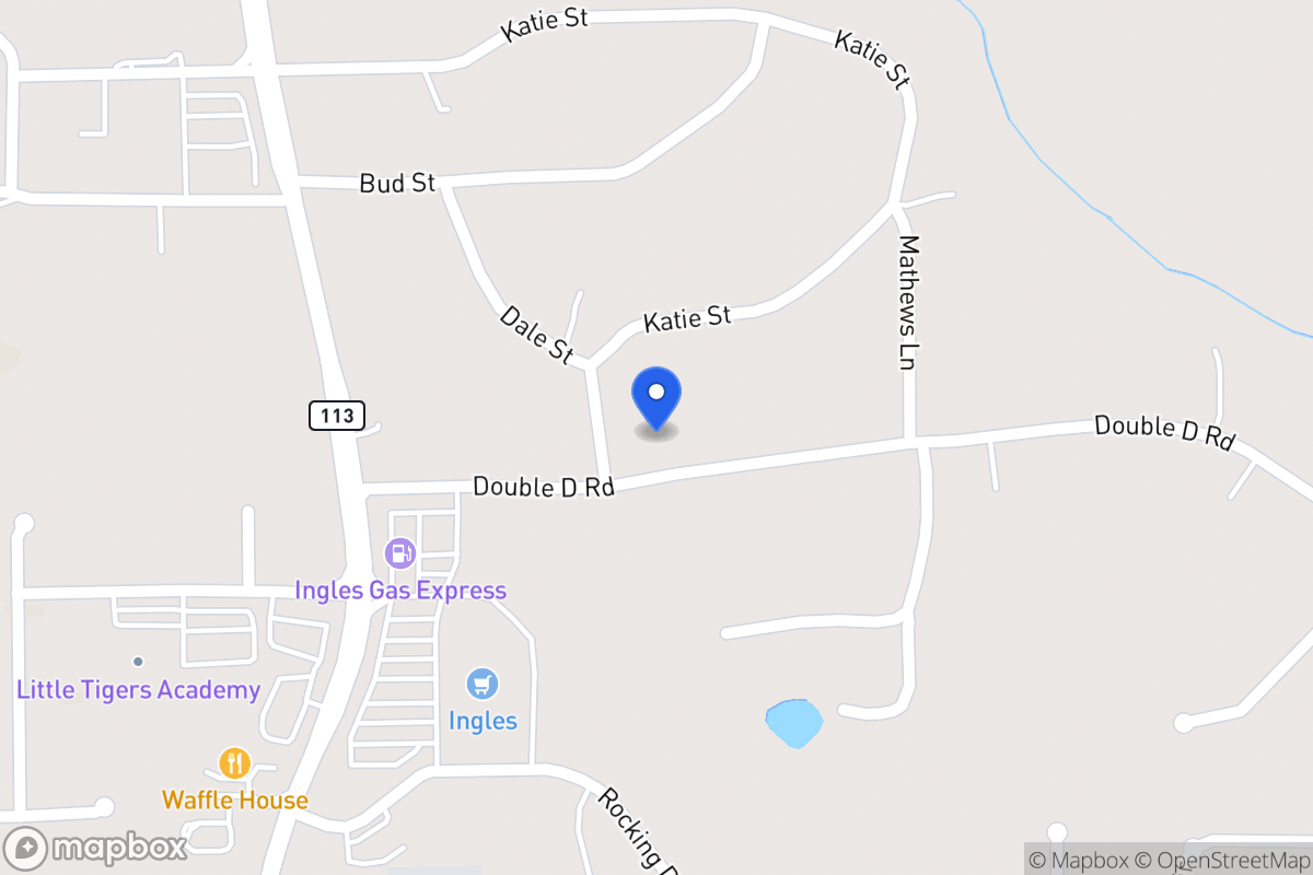 Map of 104 Double D Rd