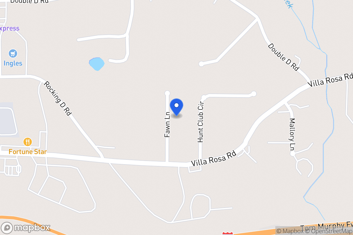 Map of 121 Fawn Ln