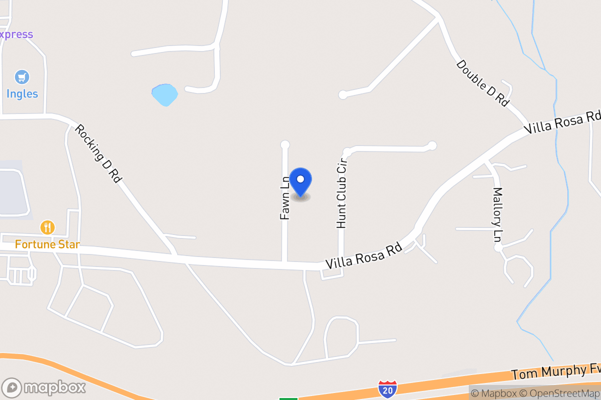 Map of 117 Fawn Ln