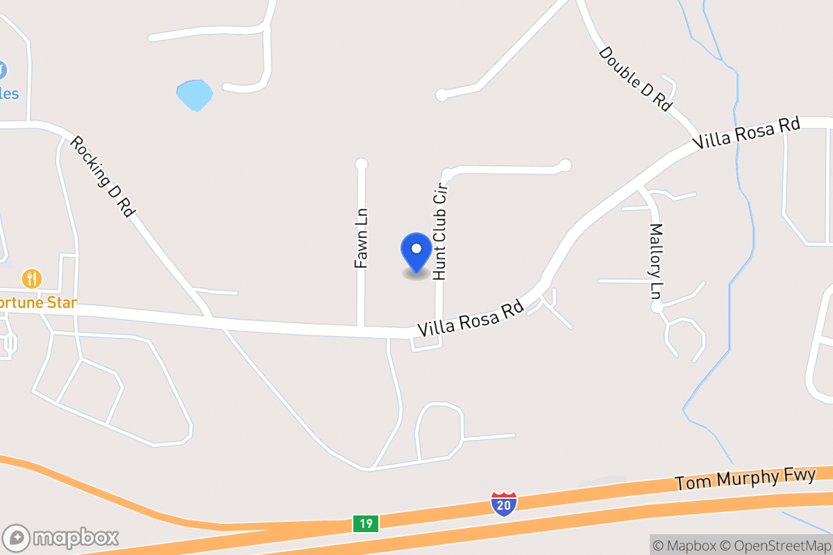Map of 208 Hunt Club Cir