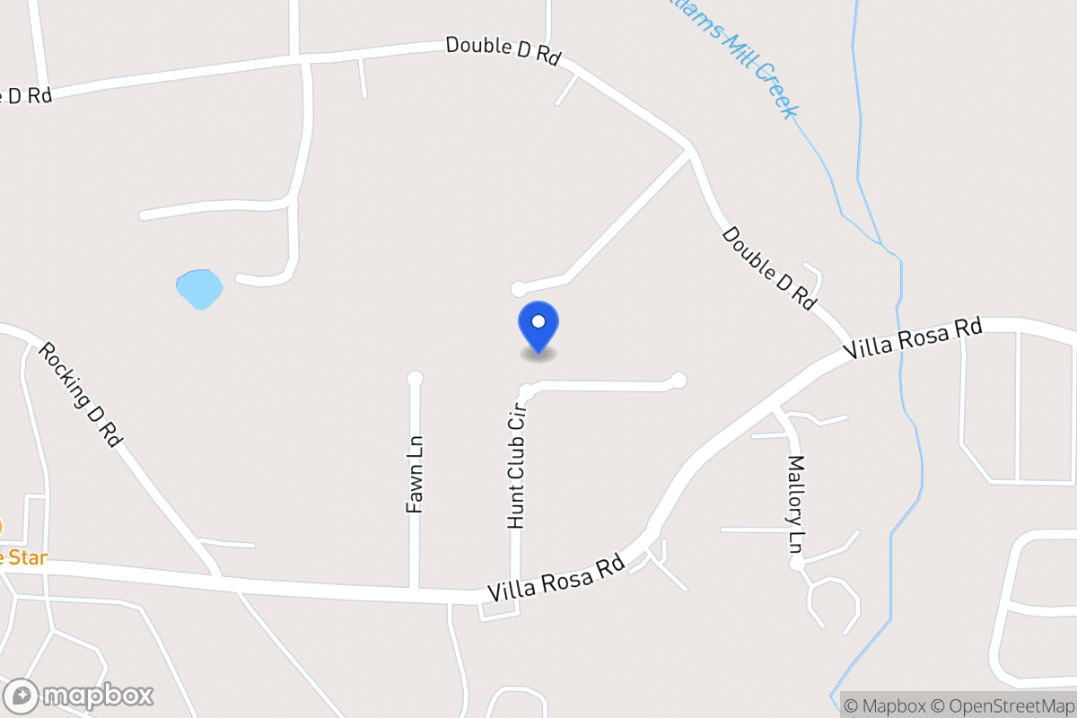 Map of 236 Hunt Club Cir
