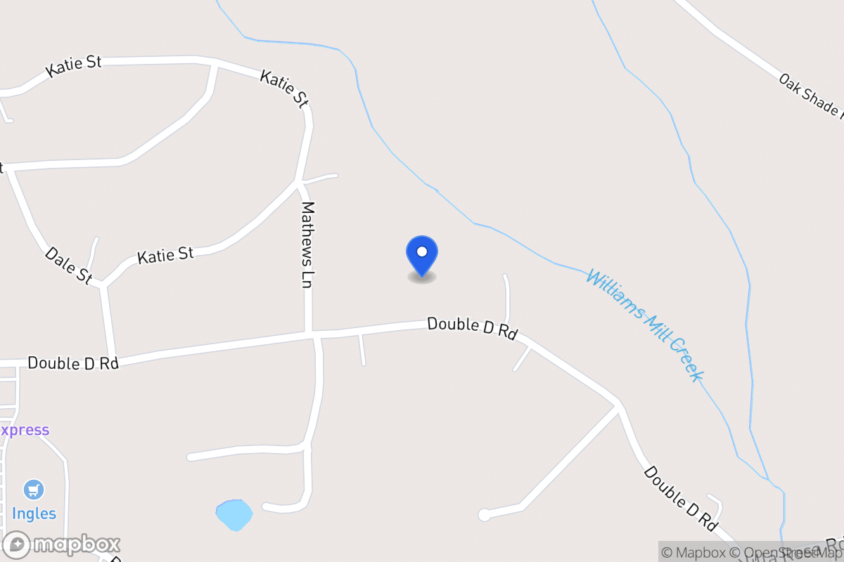 Map of 208 Double D Rd