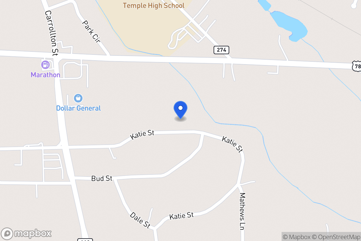 Map of 124 Katie St