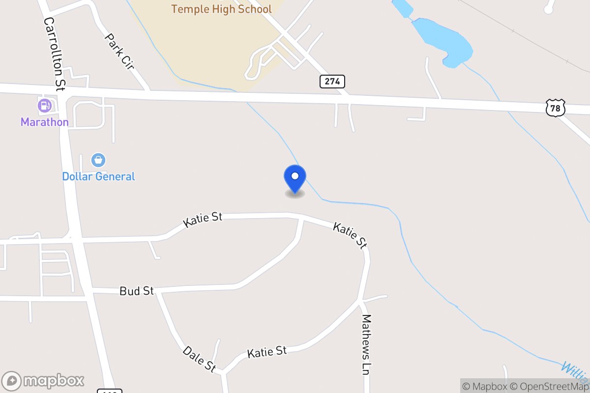 Map of 140 Katie St