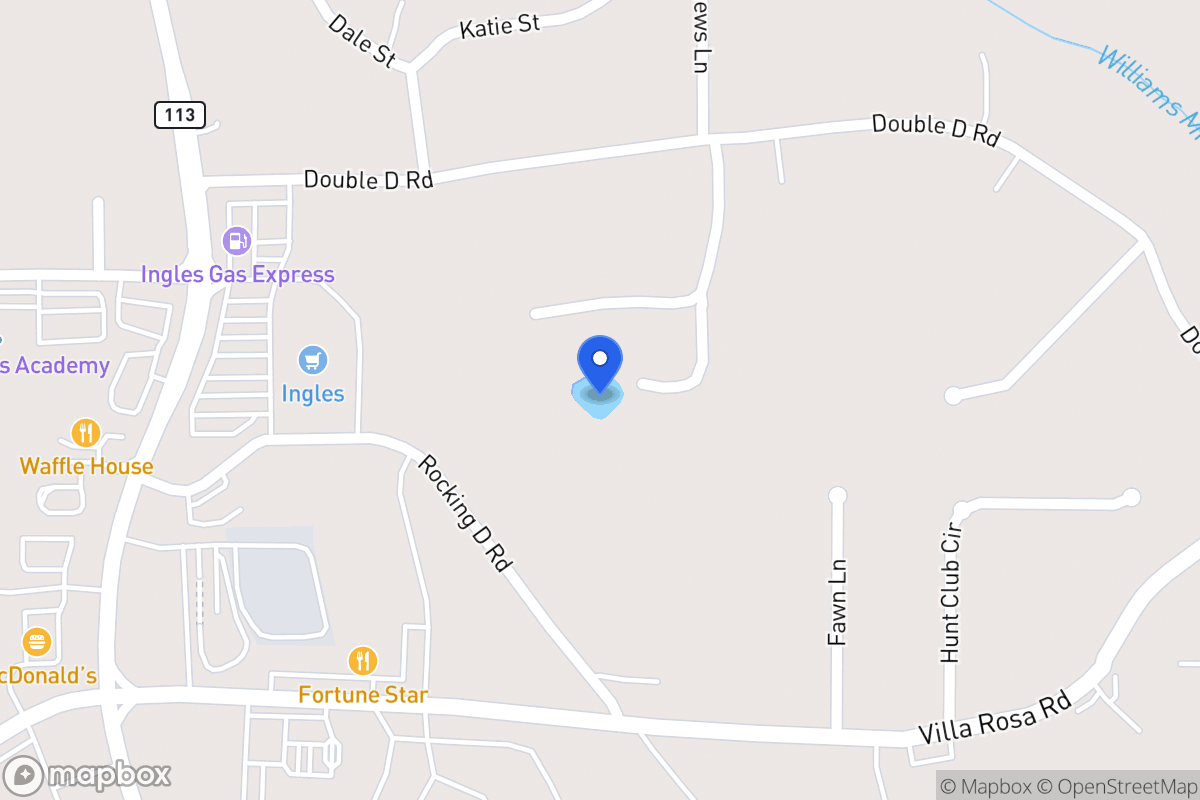 Map of Oak Ridge Rd