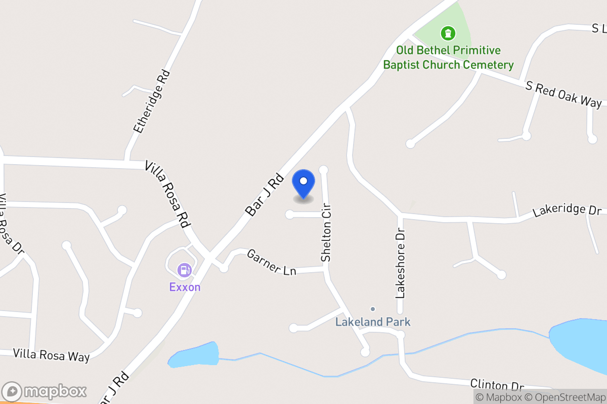 Map of 305 Dean Ct