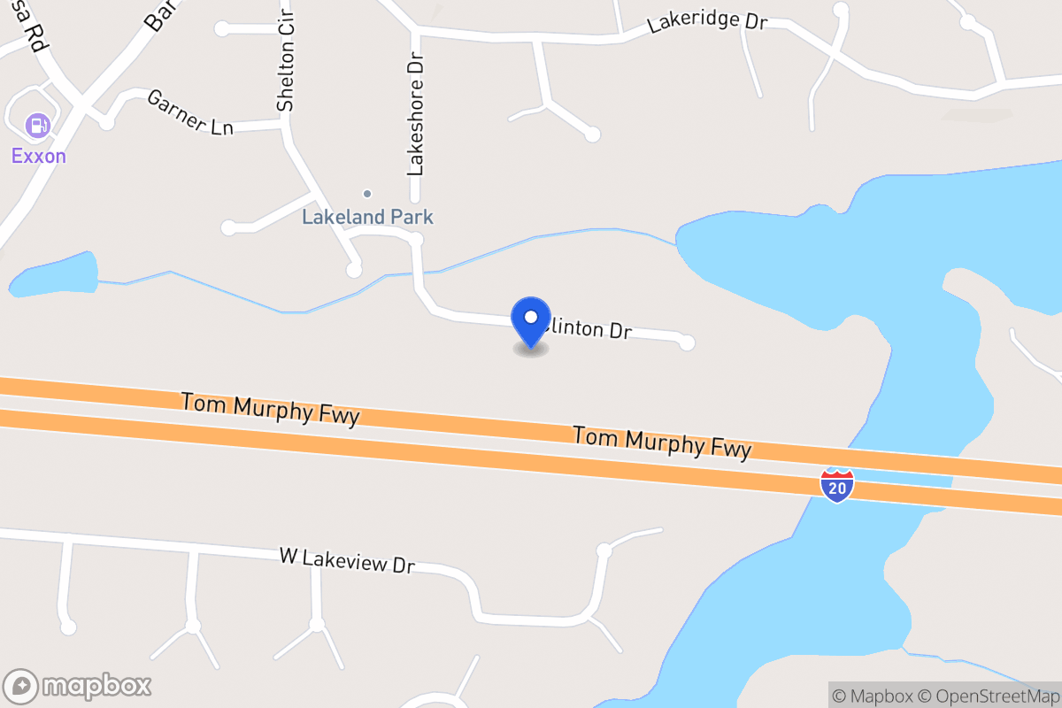 Map of 545 Clinton Dr