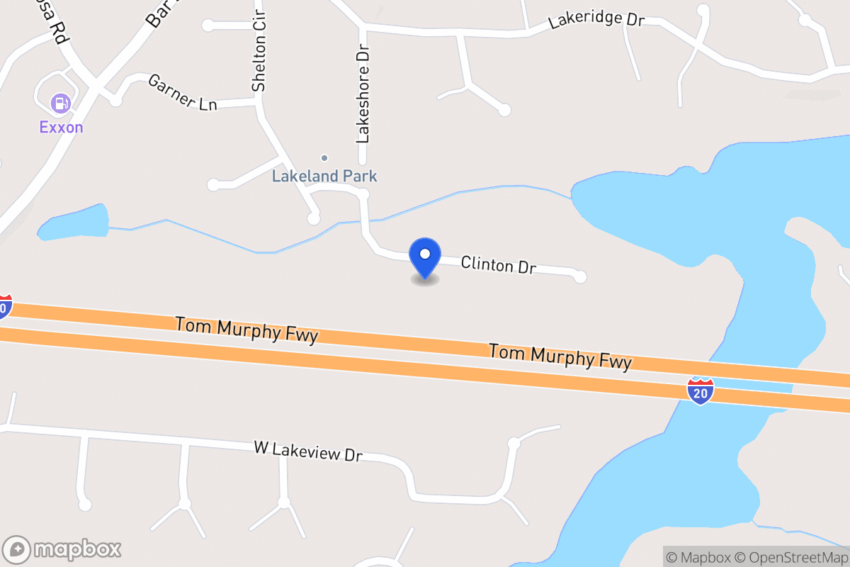 Map of 537 Clinton Dr