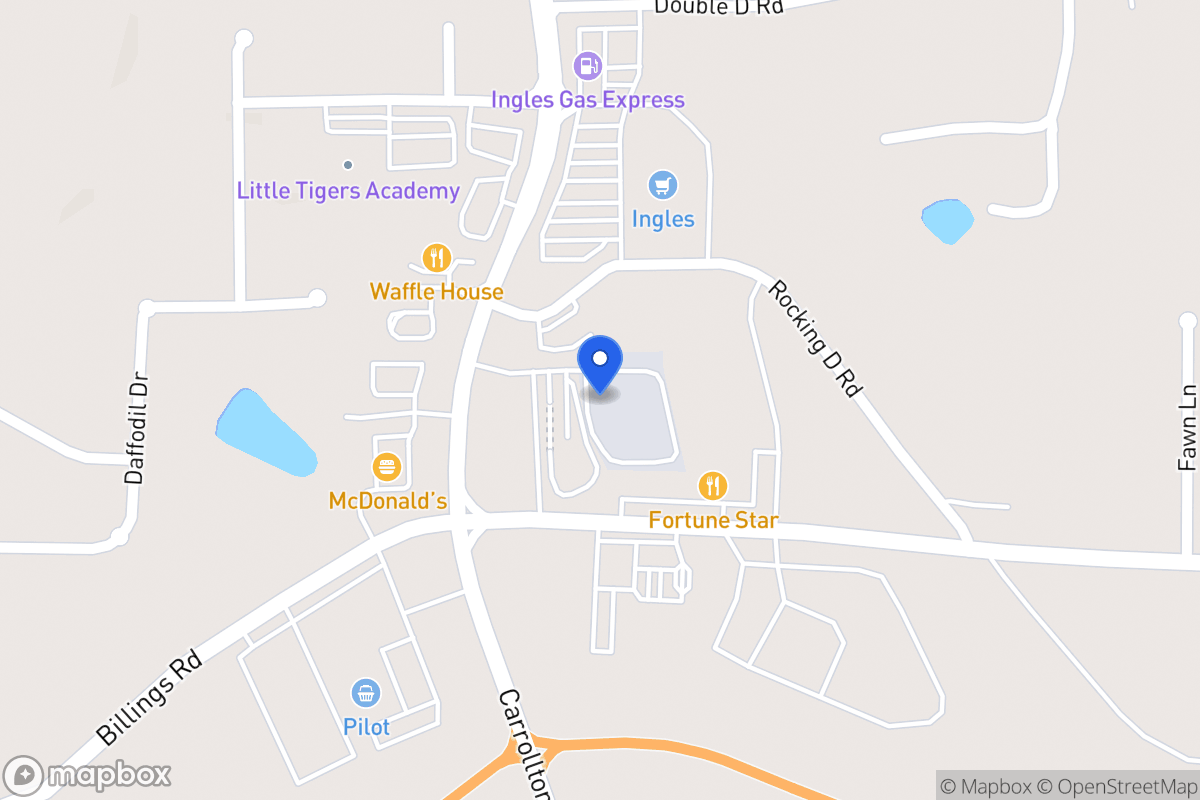 Map of 580 Carrollton St