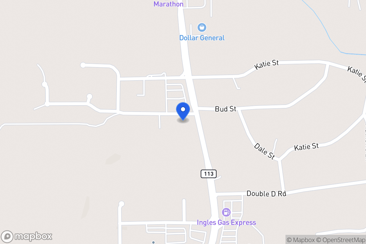 Map of 369 113 Hwy