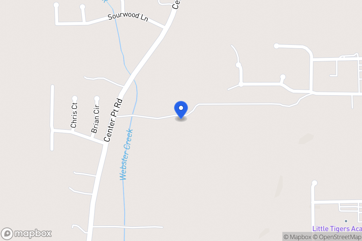 Map of 440 Center Point Rd