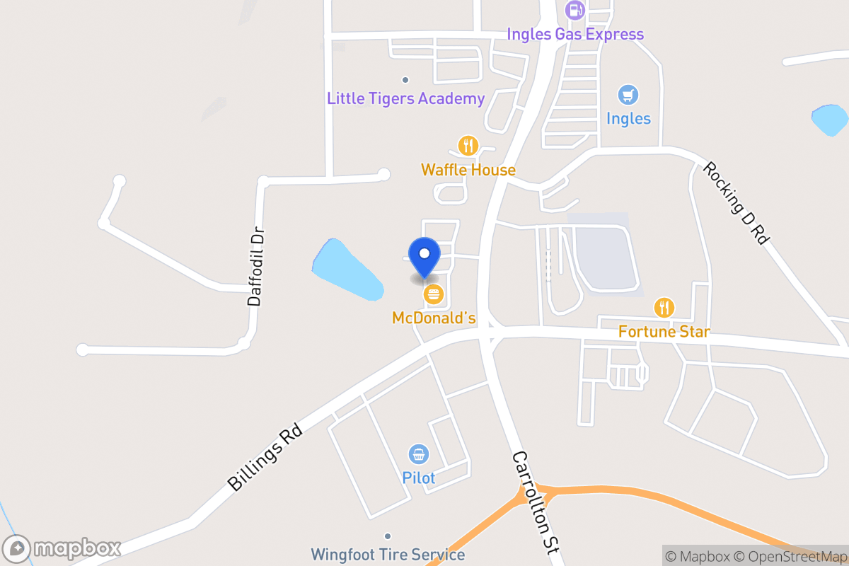 Map of 593 Carrollton St