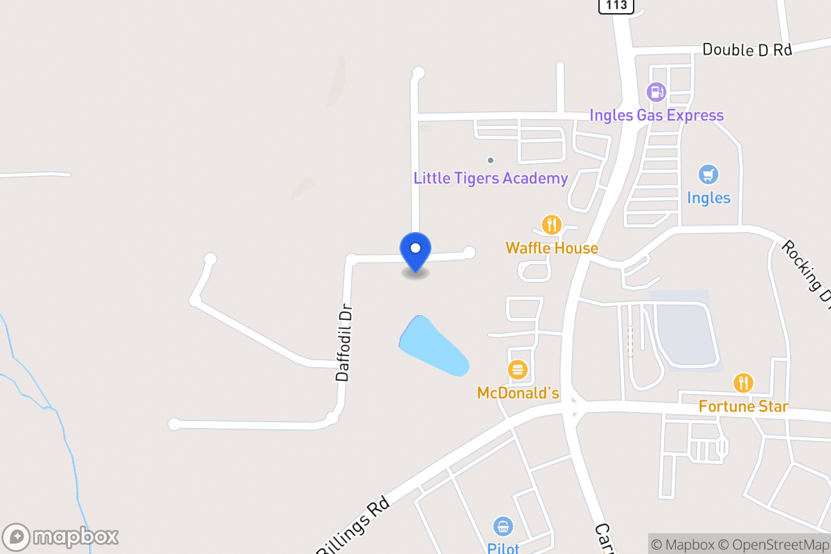 Map of 316 Daffodil Dr