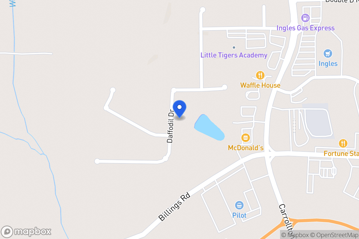 Map of 354 Daffodil Dr