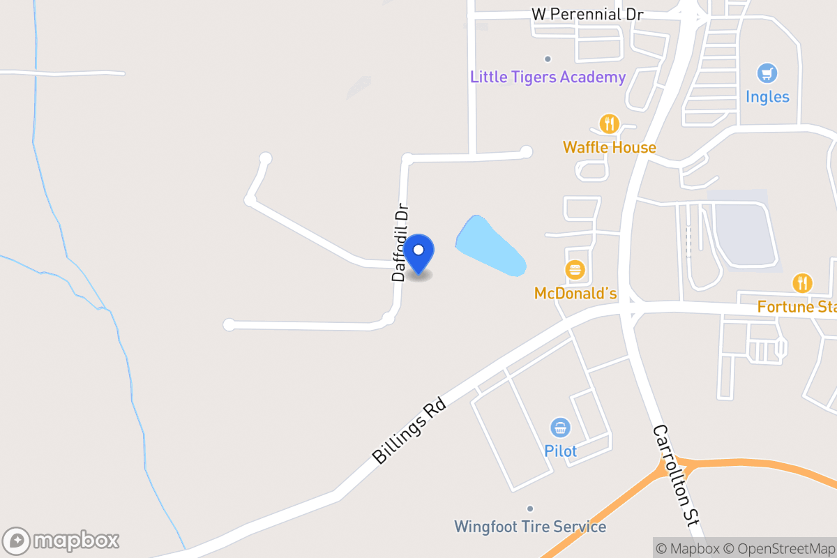 Map of 366 Daffodil Dr