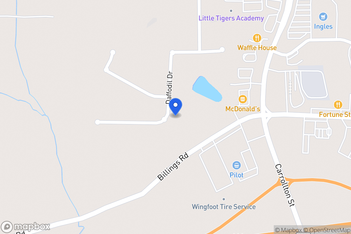 Map of 374 Daffodil Dr