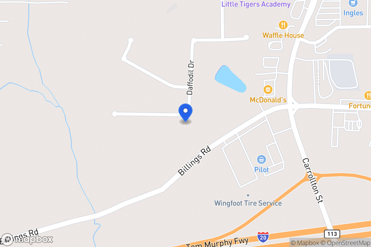 Map of 386 Daffodil Dr
