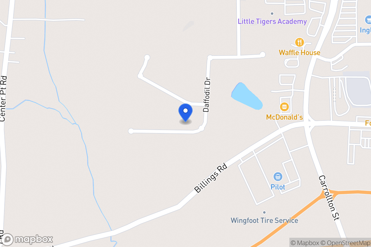 Map of 393 Daffodil Dr