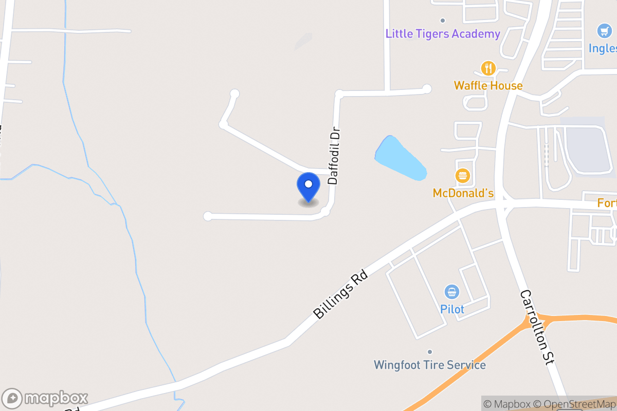 Map of 389 Daffodil Dr