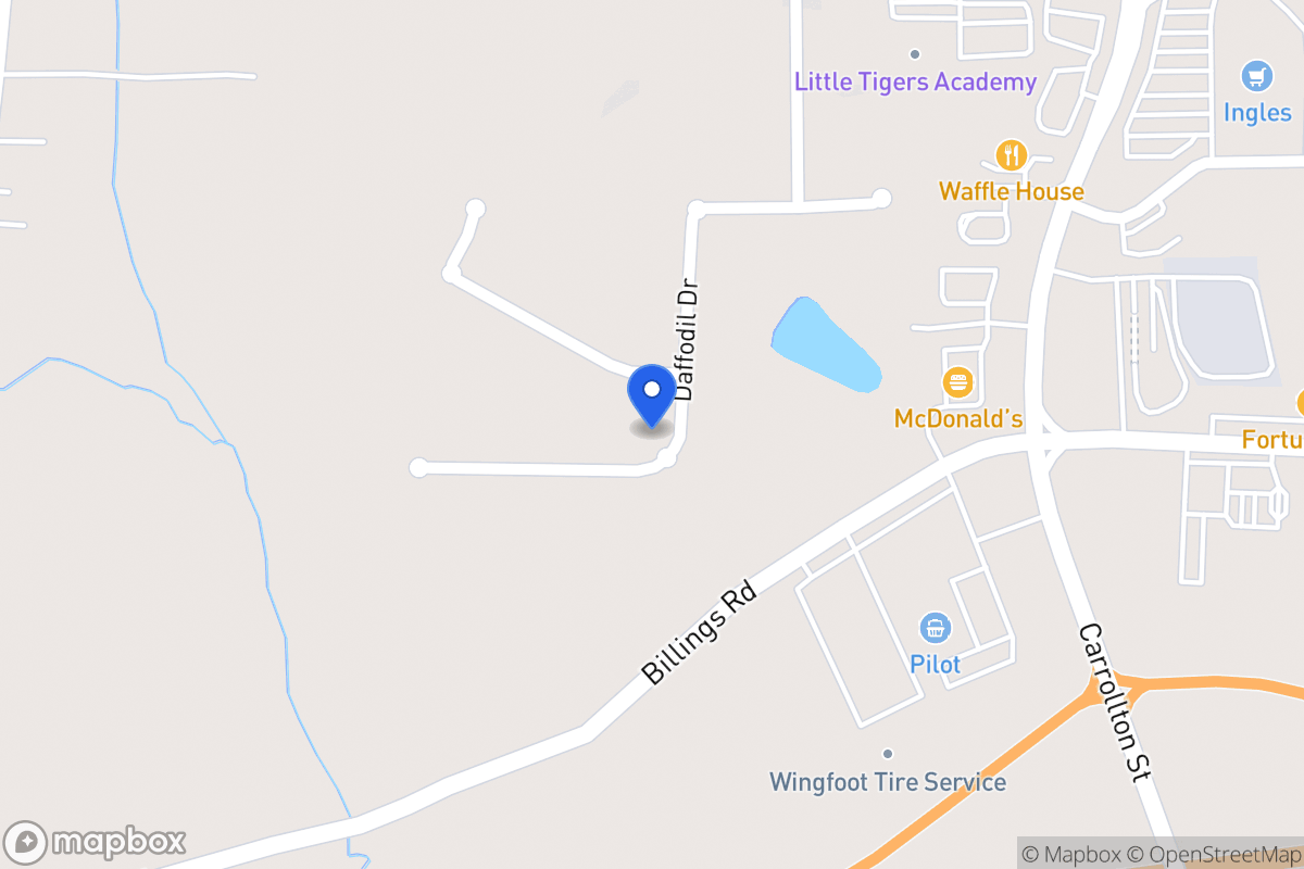 Map of 381 Daffodil Dr