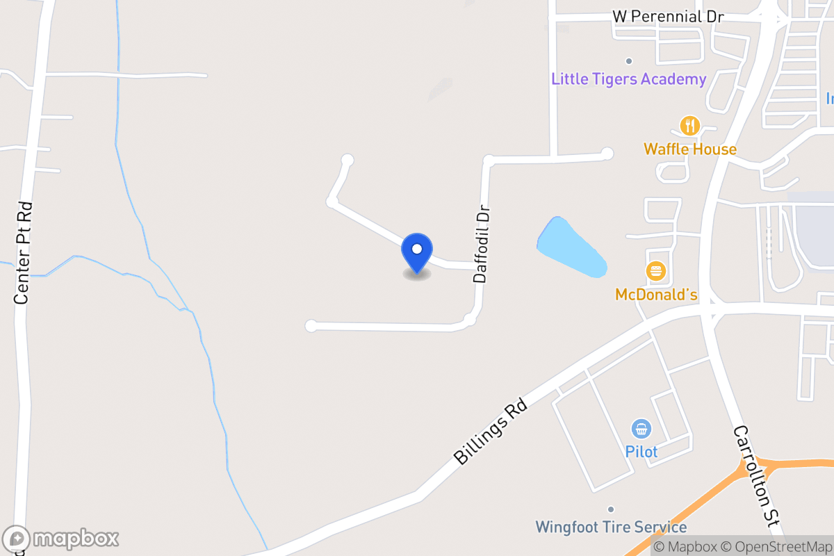 Map of 408 Clematis Ct