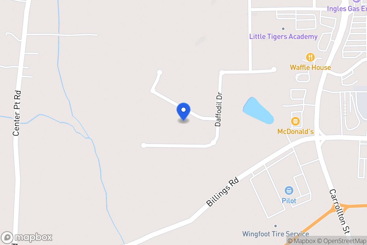 Map of 412 Clematis Ct