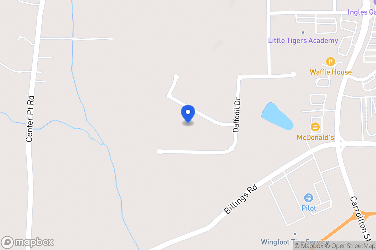 Map of 420 Clematis Ct