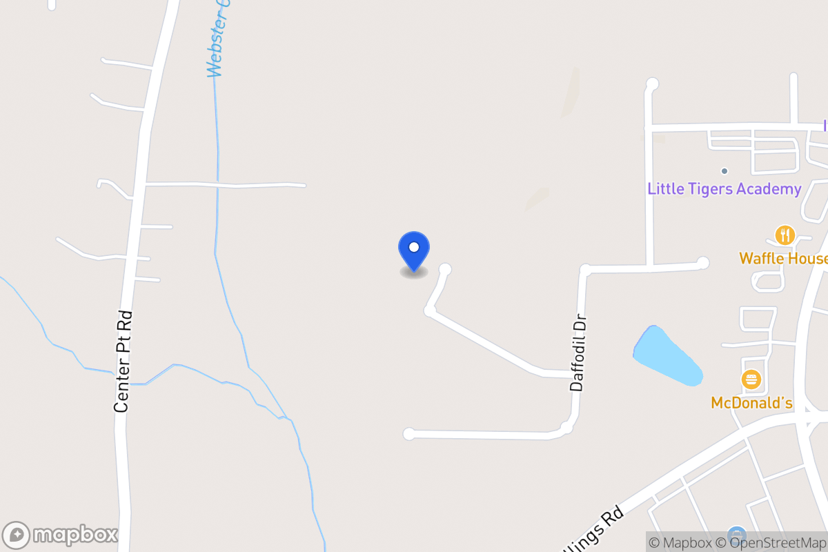 Map of 448 Clematis Ct