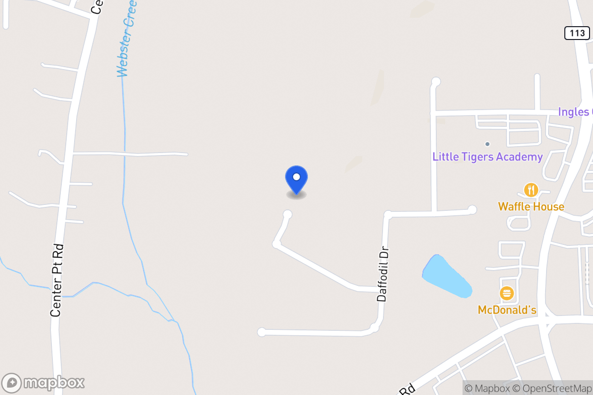 Map of 460 Clematis Ct