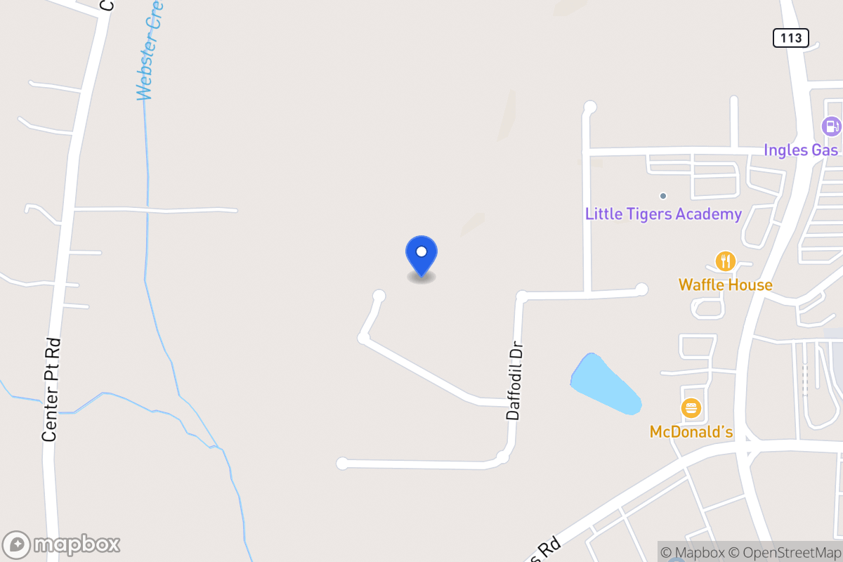 Map of 457 Clematis Ct