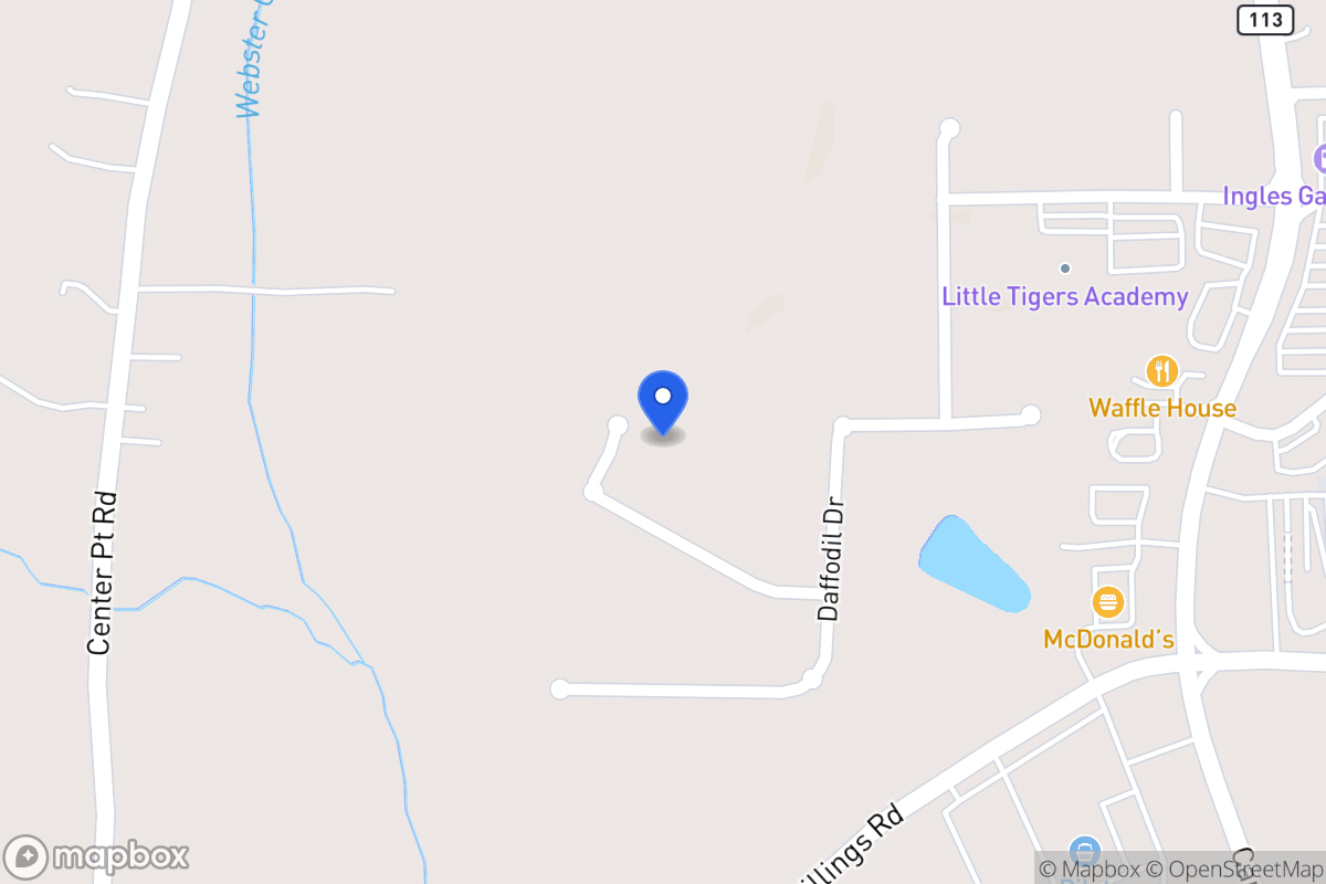 Map of 453 Clematis Ct
