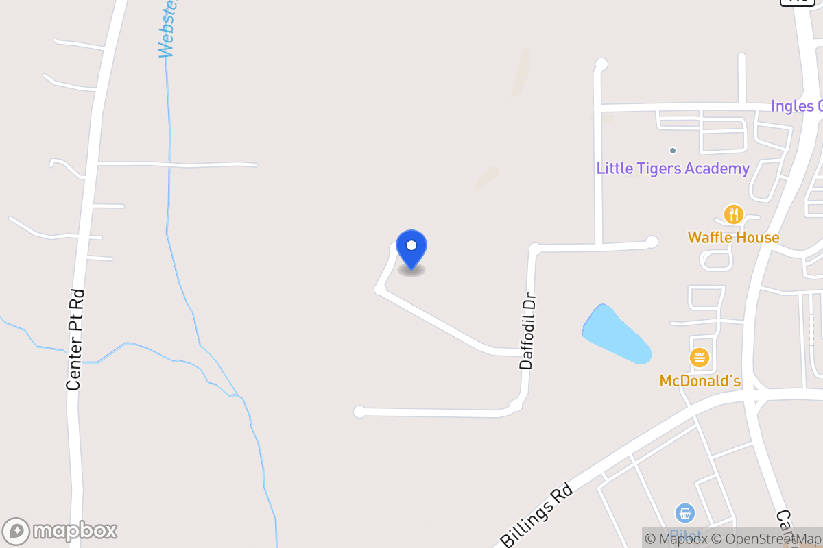 Map of 449 Clematis Ct