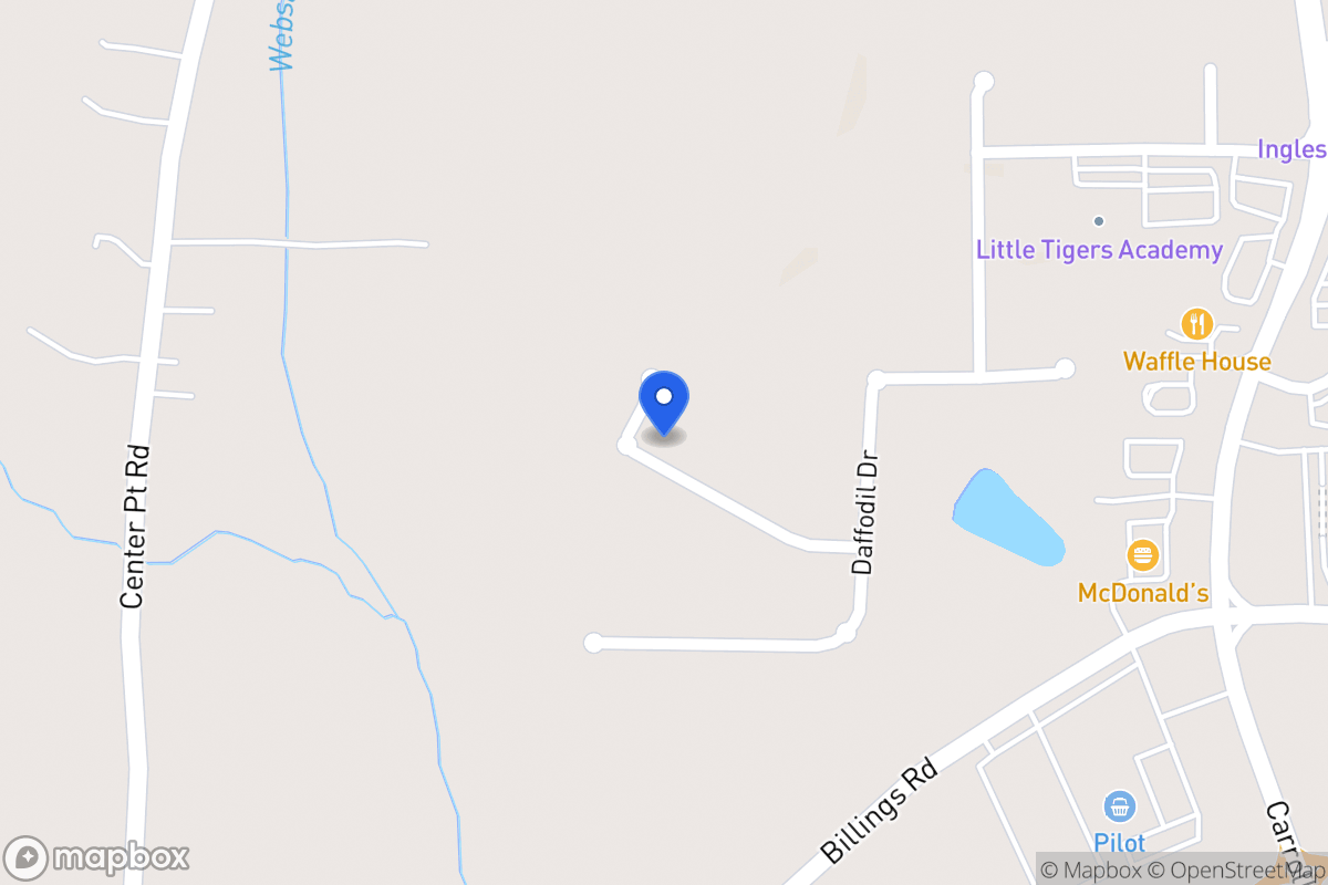 Map of 445 Clematis Ct